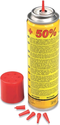 Gaz butan pentru brichetă 300 ml cu 6 duze de umplere