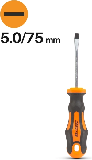 Șurubelniță plată 5,0 × 75 mm