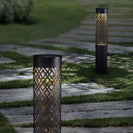 Lămpi solare de grădină cu țăruș 71 cm – torță decorativă, set 2 buc.