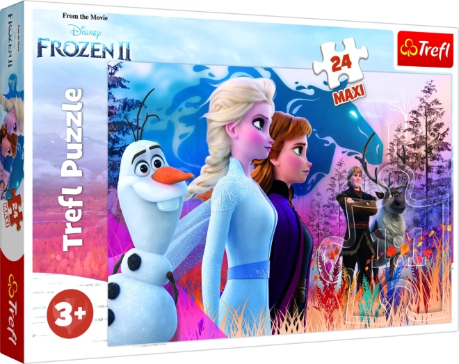 Puzzle MAXI 24 piese FROZEN 2 – Aventură magică