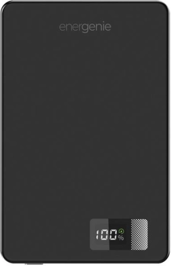 Powerbank magnetic wireless 10.000 mAh cu LCD, USB-C PD 20 W, 15 W, negru