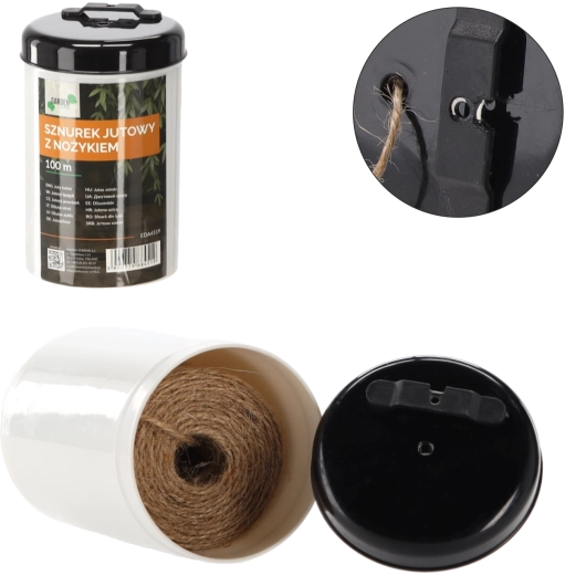 Sfoară din iută 100 m în tub cu lamă