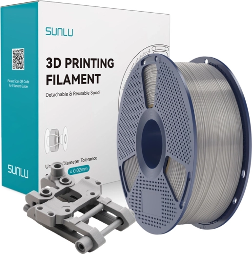 Filament Sunlu ABS argintiu