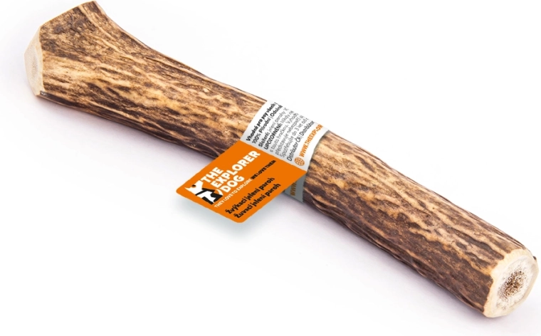 Explorer Dog paroh de cerb pentru mestecat, tare, mărimea XL