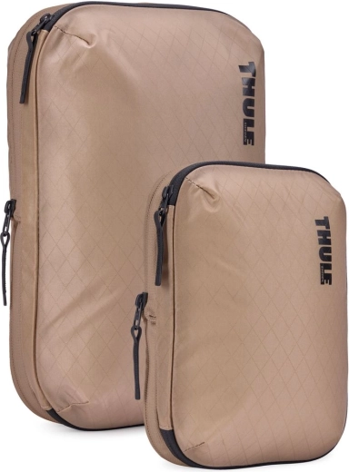 Set de organizatoare de compresie Thule, bej deschis