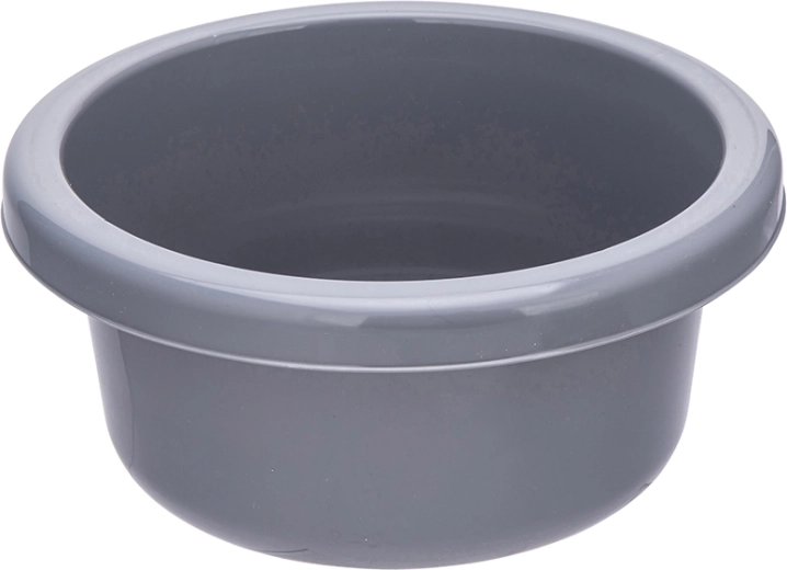Bol rotund din plastic 31 cm, 6,2 l, gri