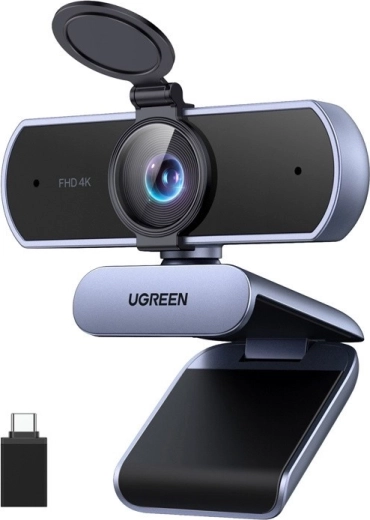 Webcameră Ugreen CM831 4K Ultra HD 30 FPS cu microfoane și capac de confidențialitate