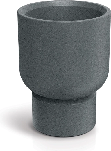 Ghiveci Molta Base Round Midl 40 cm gri granit