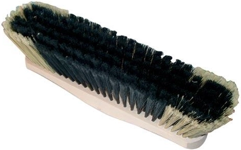 Mătură 28 cm din lemn nelăcuit cu fibre PET, fără filet