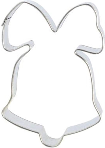 Formă de tăiat prăjituri clopoțel cu fundiță 7 cm