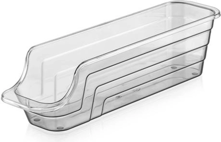 Organizator mini din plastic, antracit transparent