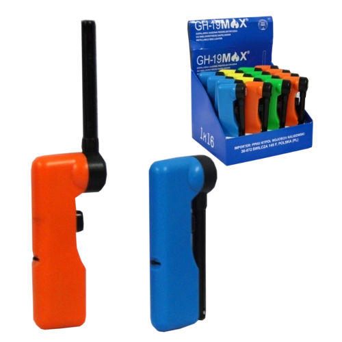 Brichetă piezo pliabilă reîncărcabilă cu cap rotativ 11–19 cm