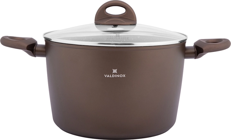Oală Valdinox Aurum 24 cm cu capac, 6 l
