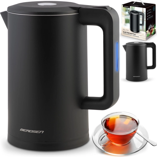 Fierbător electric rapid 1,7 l BERDSEN negru