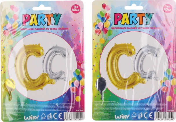 Balon gonflabil literă C 40 cm