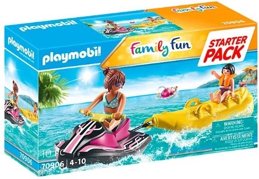 Playmobil Family Fun Starter Pack Ski Jet cu Barcă Banana