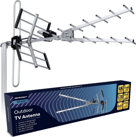Antena TV direcțională de exterior 4K Ultra HD Berdsen