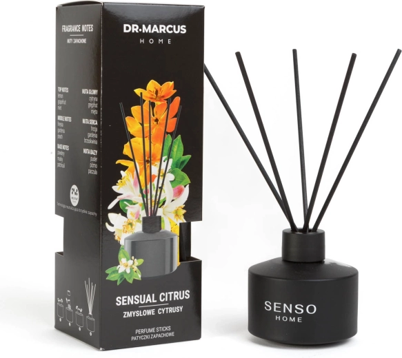 Odorizant de cameră cu bețișoare Dr. Marcus Sensual Citrus 100 ml