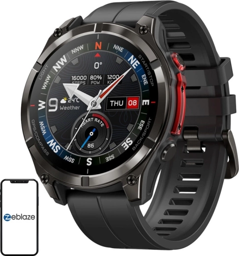 Zeblaze Stratos 4 Pro ceas inteligent outdoor negru