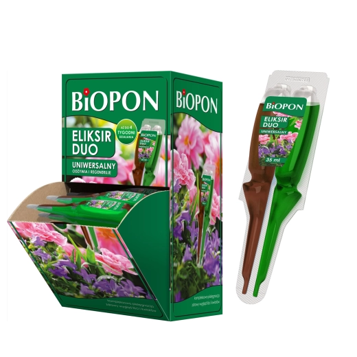 Biopon elixir duo universal, îngrășământ lichid universal din două componente, 35 ml