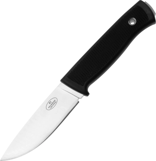 Fällkniven F1nZ cuțit outdoor 10 cm, satin, negru, Thermorun, teacă Zytel