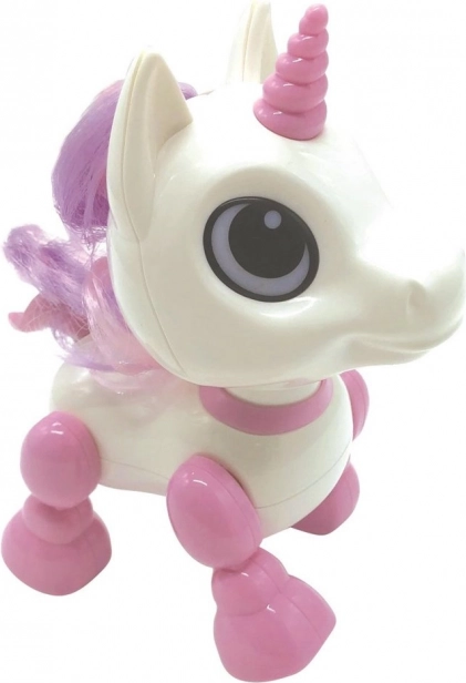 Robot unicorn cu efecte de lumină și sunet