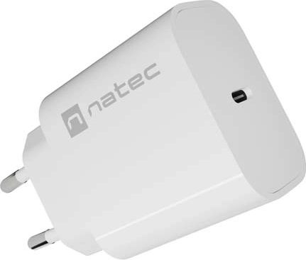 Natec ribera încărcător de rețea USB‑C 20 W alb