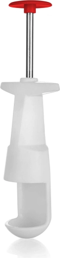 Scoate sâmburi pentru cireșe Culinaria Red, plastic și inox, 19 cm