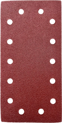 Inserturi abrazive cu arici 115 × 230 mm, granulație 100, 14 orificii (5 buc.)