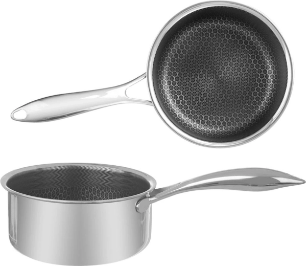 Cratiță din inox COOKCELL 16 cm, 1,5 l