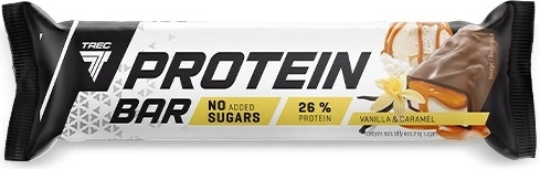 Baton proteic Trec vanilie și caramel 48 g