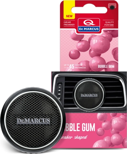 Odorizant auto Dr. Marcus în formă de difuzor, Bubble Gum