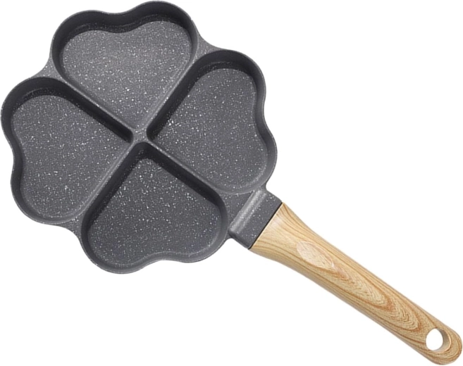 Tigaie pentru clătite și ouă cu forme de inimă, compatibilă cu inducția