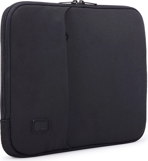 Husă Case Logic pentru laptop 14" cu buzunar frontal, negru