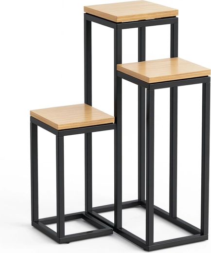 Suport pentru flori Renew Force loft 67 cm cu 3 polițe în decor craft - 1 bucată