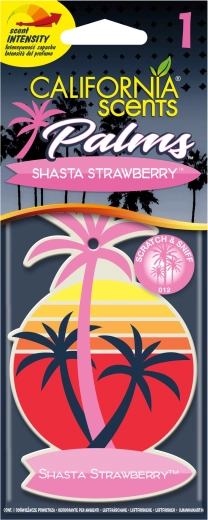 Odorizant auto suspendat California Scents Palm Shasta Strawberry