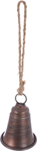 Clopoțel metalic suspendat maro 8 cm