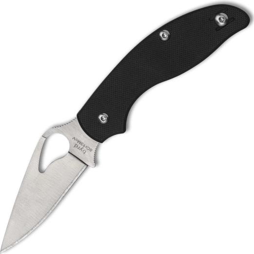 Byrd Tern briceag de buzunar 7 cm, satin, negru, G10