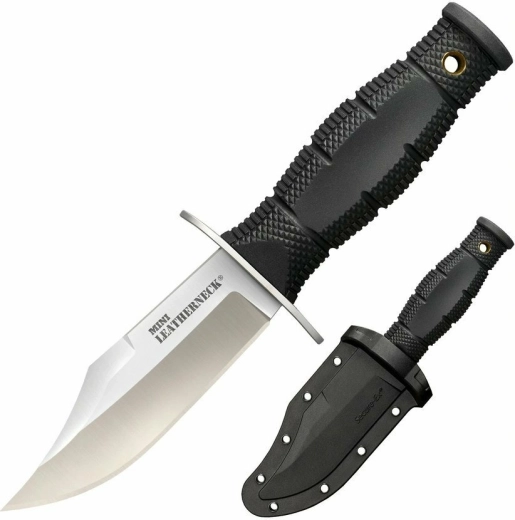 Cold Steel Mini Leatherneck Clip Point – cuțit mic de gât cu teacă Secure-Ex