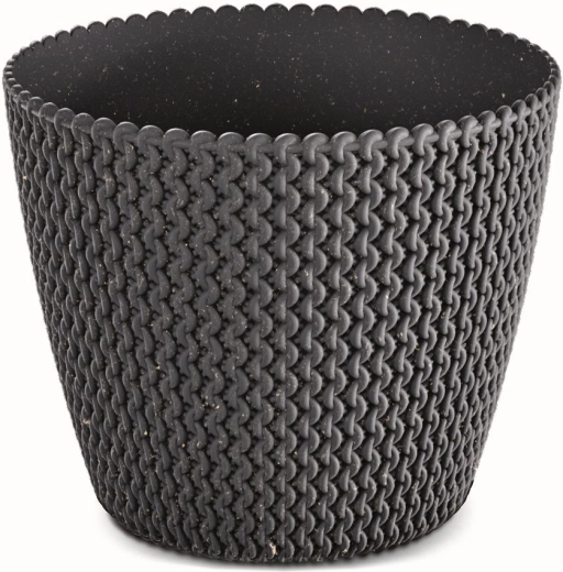Ghiveci Splofy Eco Wood 18,7 cm – antracit