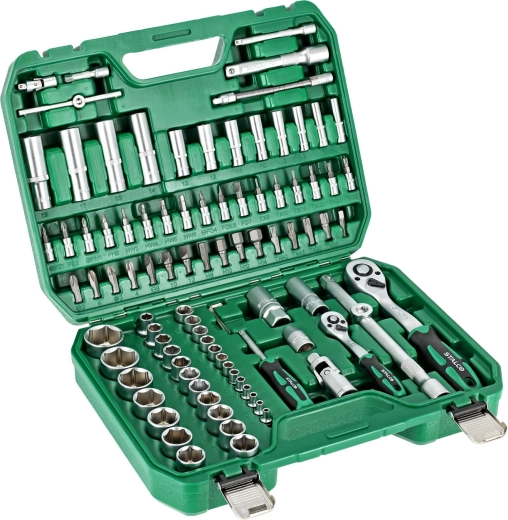 STALCO set de chei tubulare 1/2" + 1/4" (94 piese)