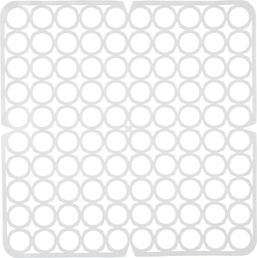 Grilaj elastic pentru chiuvetă 27,5 × 27,5 cm, alb