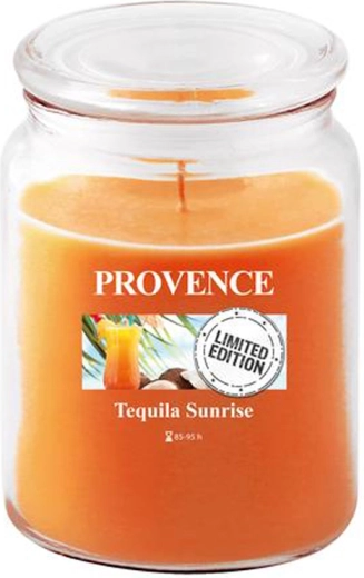 Lumânare parfumată din sticlă PROVENCE Tequila Sunrise 95 de ore