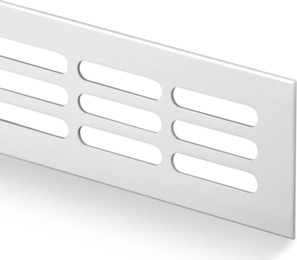 Grilă de ventilație din aluminiu 60 × 600 mm, elox