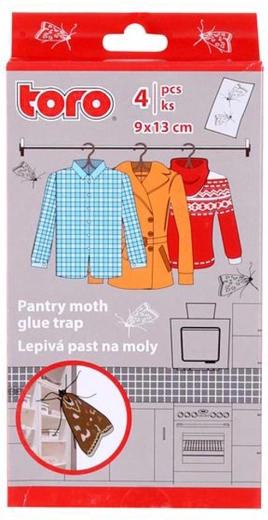 Capcană adezivă pentru molii de haine Toro 4 buc