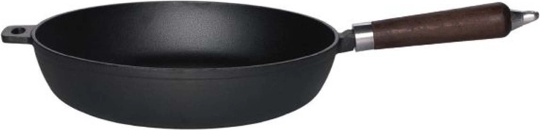 Tigaie din fontă Kitchisimo 20 cm cu mâner din lemn