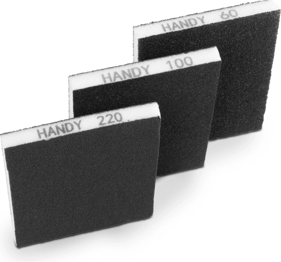Set de bureți abrazivi 125 × 100 × 12 mm, 3 buc.