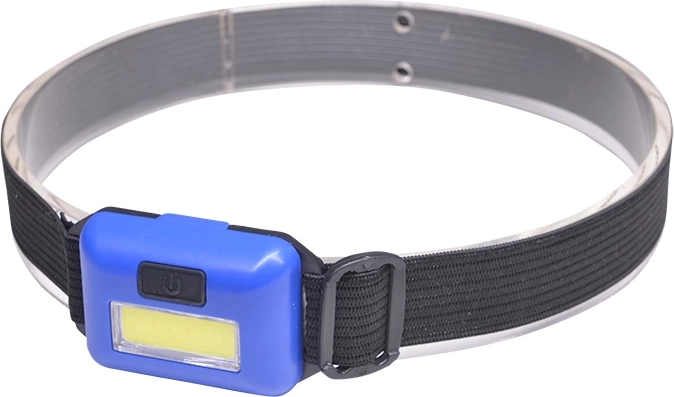Solight lanternă frontală LED 3 W COB albastră