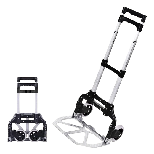 Cărucior pliabil din aluminiu pentru transportul încărcăturilor 70 kg