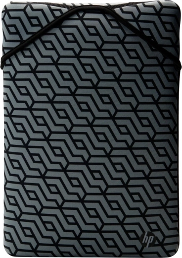 Husă reversibilă pentru laptop 15,6" neagră/model GEOMETRIC